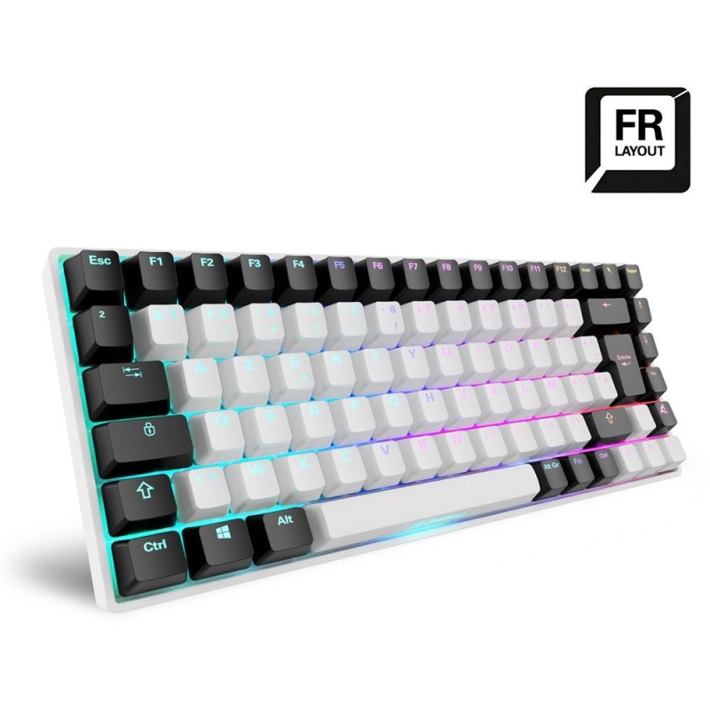 Buy Sharkoon SKILLER SGK50 S3 - FR-AZERTY, 75% 85-key Mechanical Keyboard, Gater... in Cyprus, Nicosia, Limassol, Larnaka, Pafos