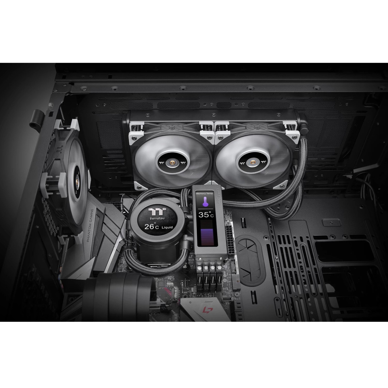Thermaltake Floe RC Ultra 240 - Floe RC Ultra 240 - AIO CPU & Memory Liquid Cooler with 120mm Fans