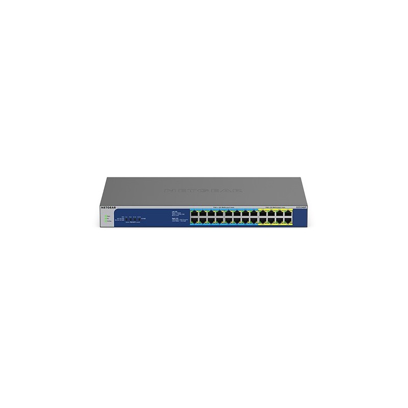 Buy 24-Port Gigabit Unmanaged PoE+ Switch - GS524UP - Grey, Metal, Rackmount in Cyprus, Nicosia, Limassol, Larnaka, Pafos