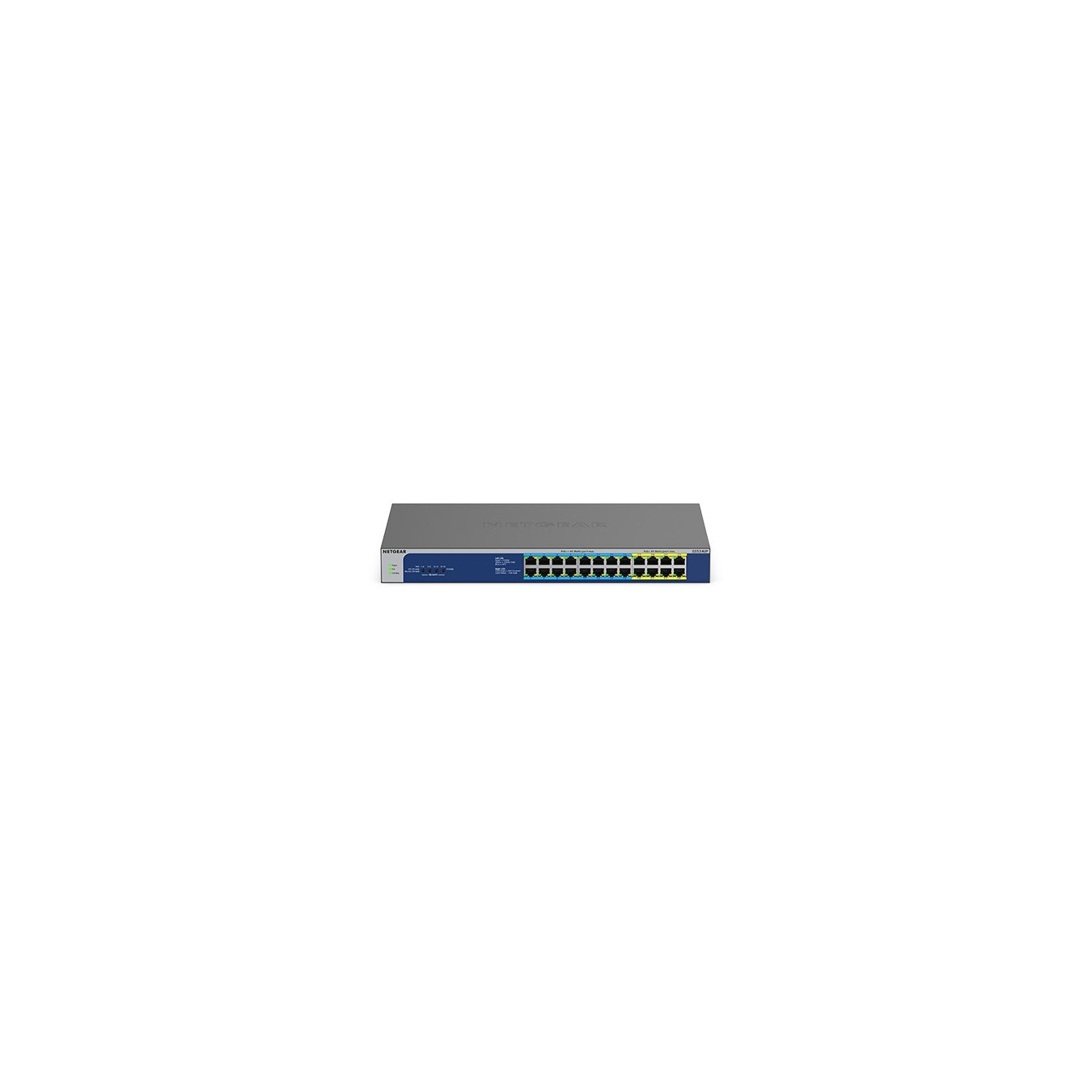 24-Port Gigabit Unmanaged PoE+ Switch - GS524UP - Grey, Metal, Rackmount — Buy in Cyprus with Fast Delivery