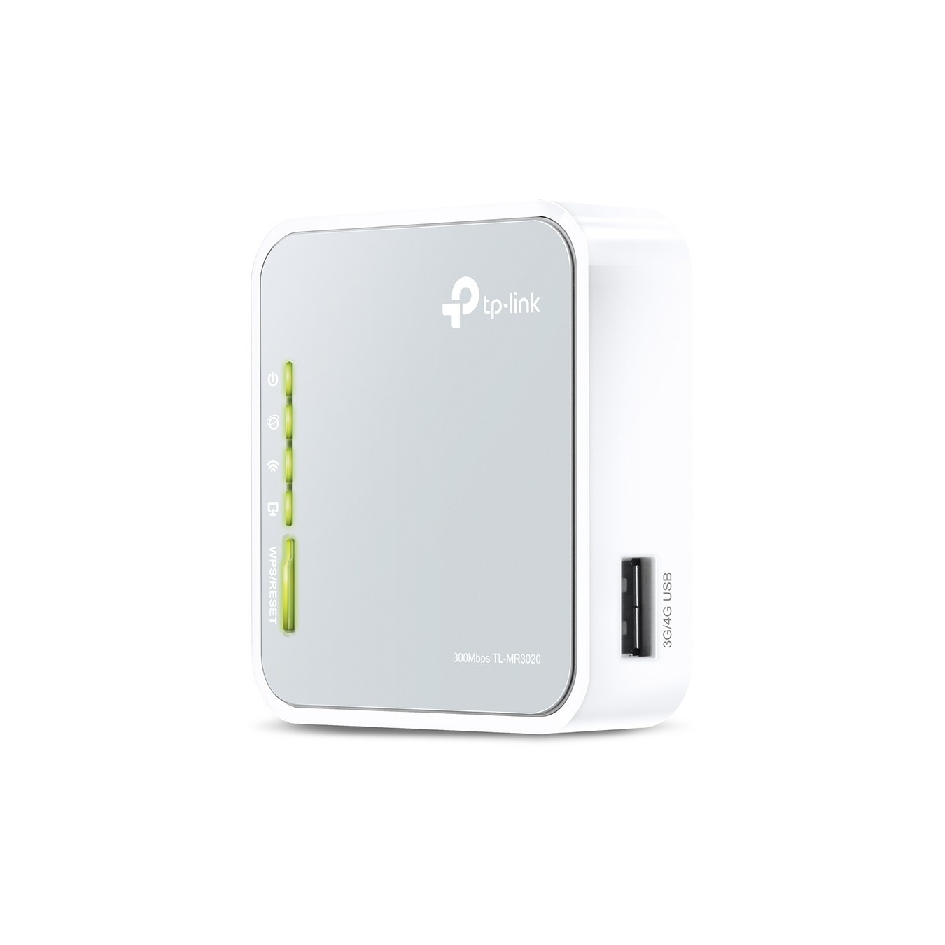 TP-Link TL-MR3020 - 3G Portable Router - 2.4 GHz Wi-Fi, 150 Mbps, USB-powered, Silver/White — Buy in Cyprus with Fast Delivery