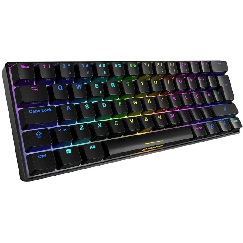 Buy Sharkoon SKILLER SGK50 S4 - SGK50 S4 - Black, 60% wired RGB Kailh Red in Cyprus, Nicosia, Limassol, Larnaka, Pafos