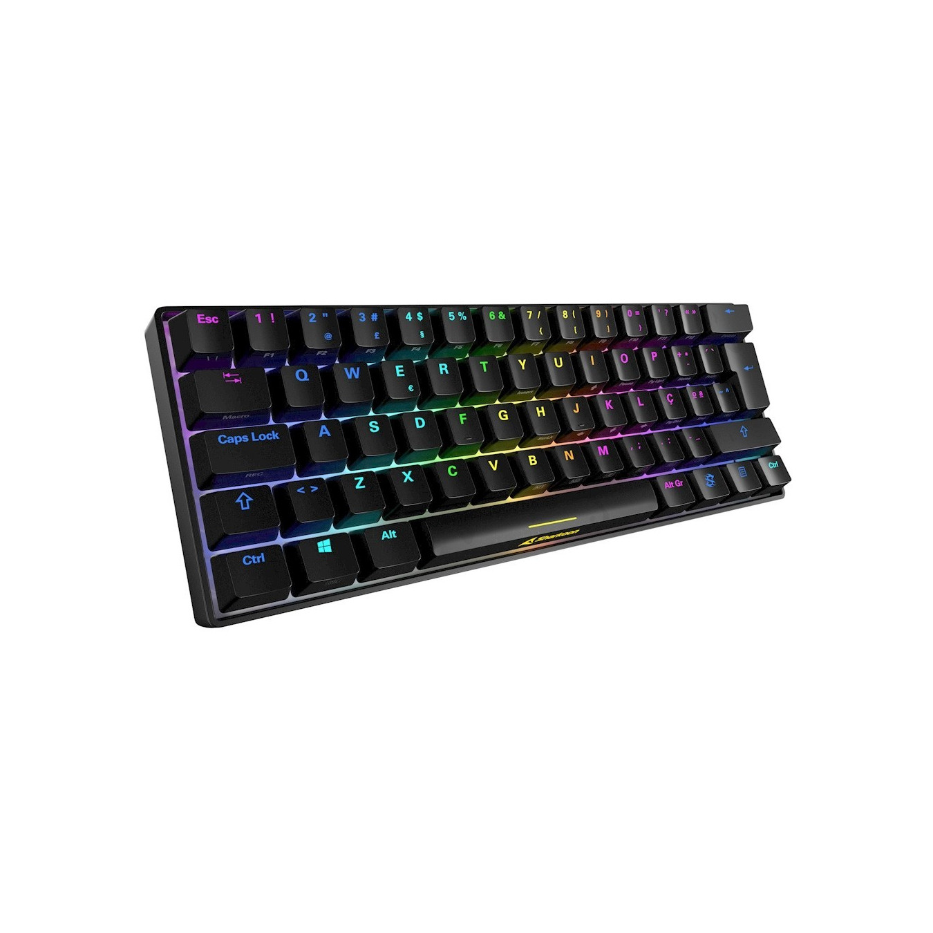Sharkoon SKILLER SGK50 S4 - SGK50 S4 - Black, 60% wired RGB Kailh Red — Buy in Cyprus with Fast Delivery