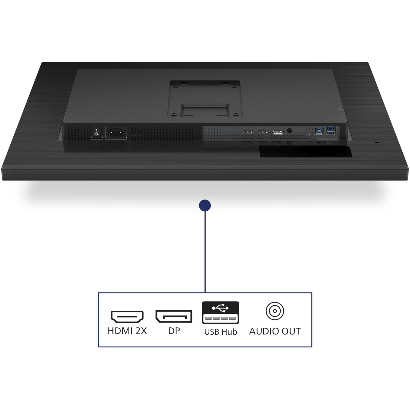 Philips 4K IPS Monitor - 27B1N3800 - 27in, 60Hz, 2xHDMI, DP, USB, Pivot, Black — Buy in Cyprus with Fast Delivery