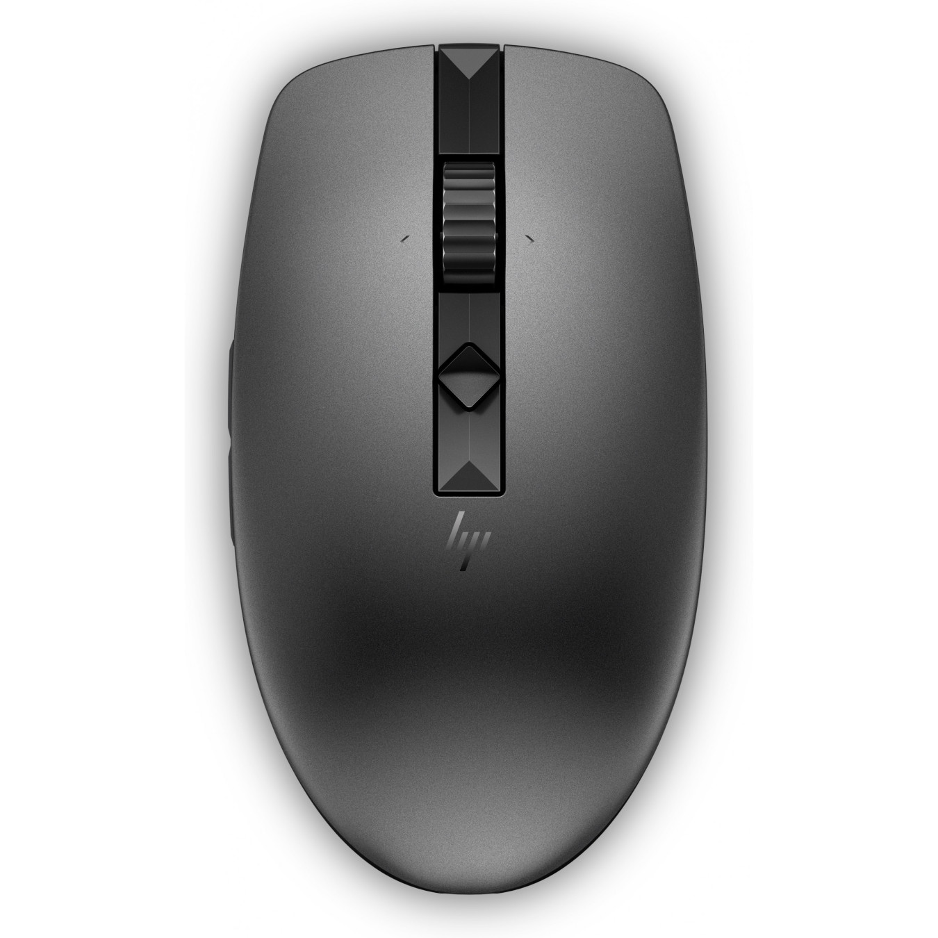 HP Multi-Device 635 Black Wireless Mouse - 635 - Ambidextrous, 2.4 GHz + Bluetooth, 1200 DPI