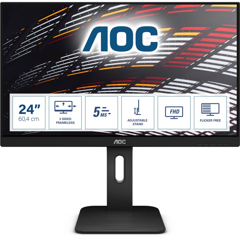 Buy AOC 24P1 - 24 inch IPS Full HD Monitor - Black, 1920x1080, 60 Hz, 5 ms in Cyprus, Nicosia, Limassol, Larnaka, Pafos