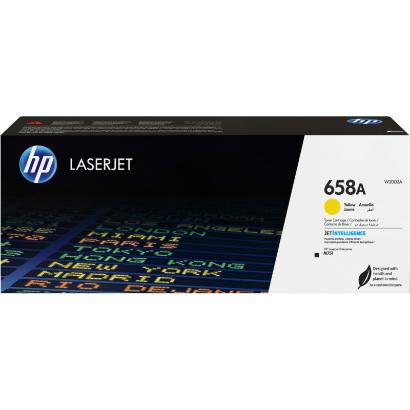 Buy HP 658A Yellow LaserJet Toner Cartridge - W2002A - (Original, Yellow, 6000 p... in Cyprus, Nicosia, Limassol, Larnaka, Pafos