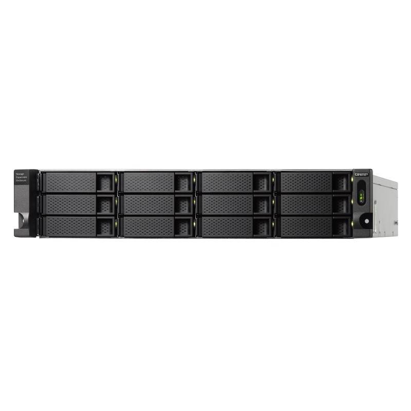 Buy QNAP TL-R1200C-RP 12-bay 2U rackmount USB-C 3.1 Gen2 10Gbps JBOD expansion u... in Cyprus, Nicosia, Limassol, Larnaka, Pafos