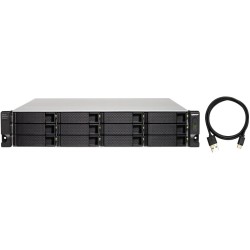 Buy QNAP TL-R1200C-RP 12-bay 2U rackmount USB-C 3.1 Gen2 10Gbps JBOD expansion u... in Cyprus, Nicosia, Limassol, Larnaka, Pafos