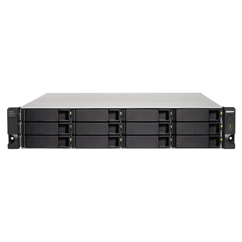 Buy QNAP TL-R1200C-RP 12-bay 2U rackmount USB-C 3.1 Gen2 10Gbps JBOD expansion u... in Cyprus, Nicosia, Limassol, Larnaka, Pafos