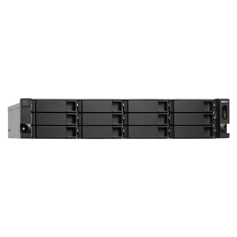 Buy QNAP TL-R1200C-RP 12-bay 2U rackmount USB-C 3.1 Gen2 10Gbps JBOD expansion u... in Cyprus, Nicosia, Limassol, Larnaka, Pafos