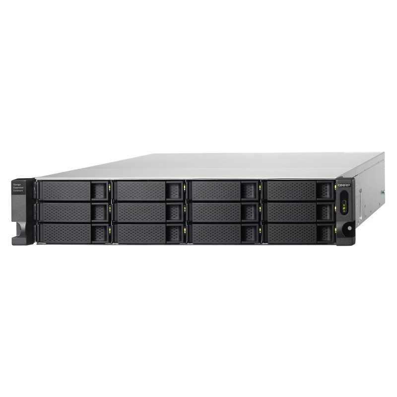 Buy QNAP TL-R1200C-RP 12-bay 2U rackmount USB-C 3.1 Gen2 10Gbps JBOD expansion u... in Cyprus, Nicosia, Limassol, Larnaka, Pafos