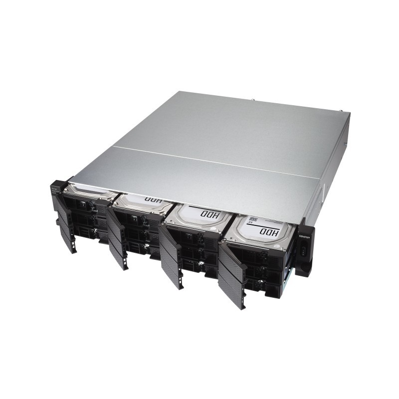 Buy QNAP TL-R1200C-RP 12-bay 2U rackmount USB-C 3.1 Gen2 10Gbps JBOD expansion u... in Cyprus, Nicosia, Limassol, Larnaka, Pafos