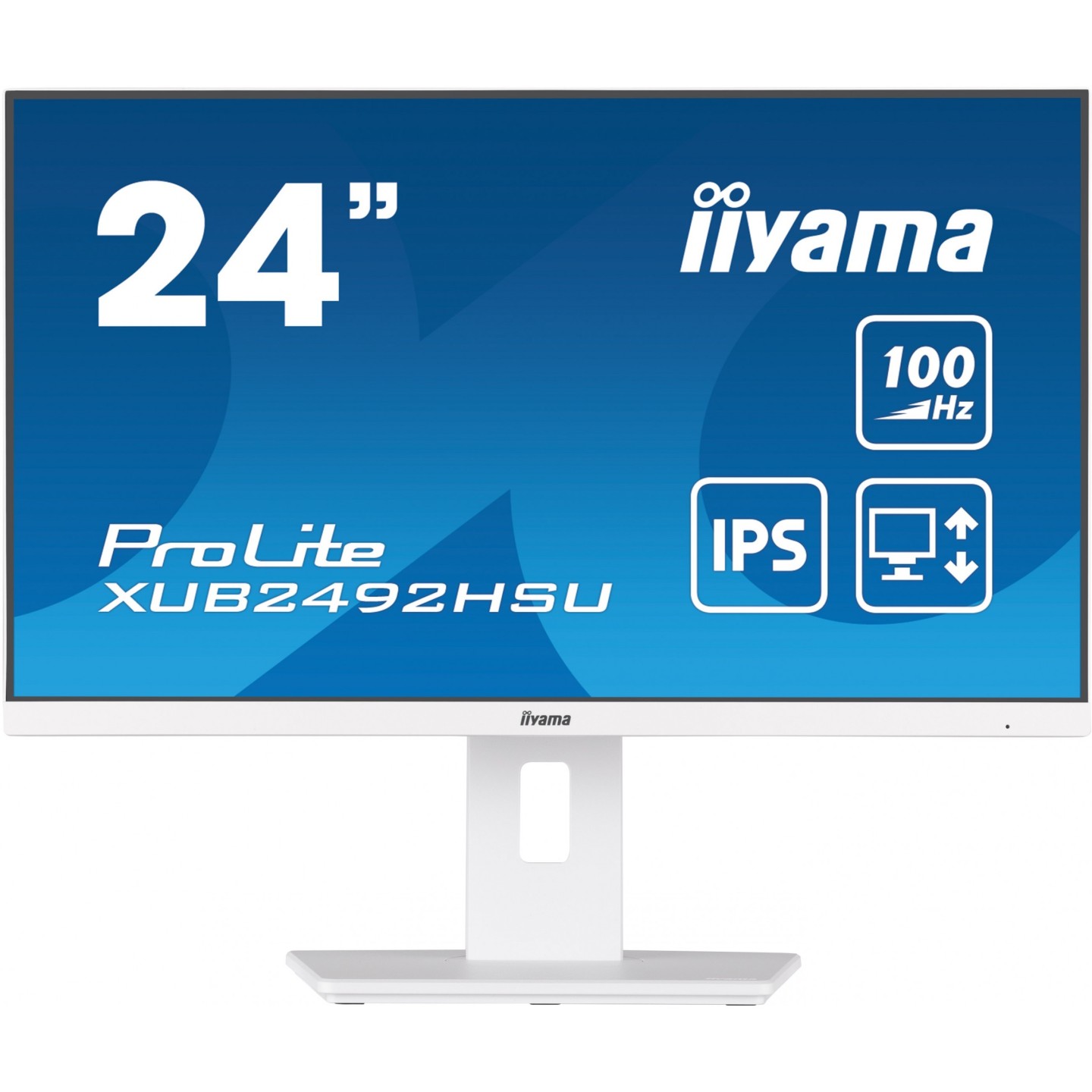 iiyama ProLite XUB2492HSU-W6 24" IPS FHD Monitor - White, 1080p, 100Hz, 0.4ms (Boxed) — Buy in Cyprus with Fast Delivery