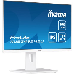 Buy iiyama ProLite XUB2492HSU-W6 24-inch IPS FHD Monitor - XUB2492HSU-W6 - White... in Cyprus, Nicosia, Limassol, Larnaka, Pafos