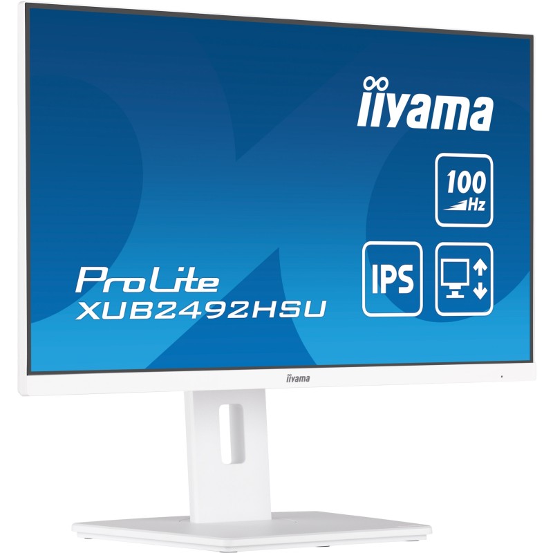 Buy iiyama ProLite XUB2492HSU-W6 24-inch IPS FHD Monitor - XUB2492HSU-W6 - White... in Cyprus, Nicosia, Limassol, Larnaka, Pafos