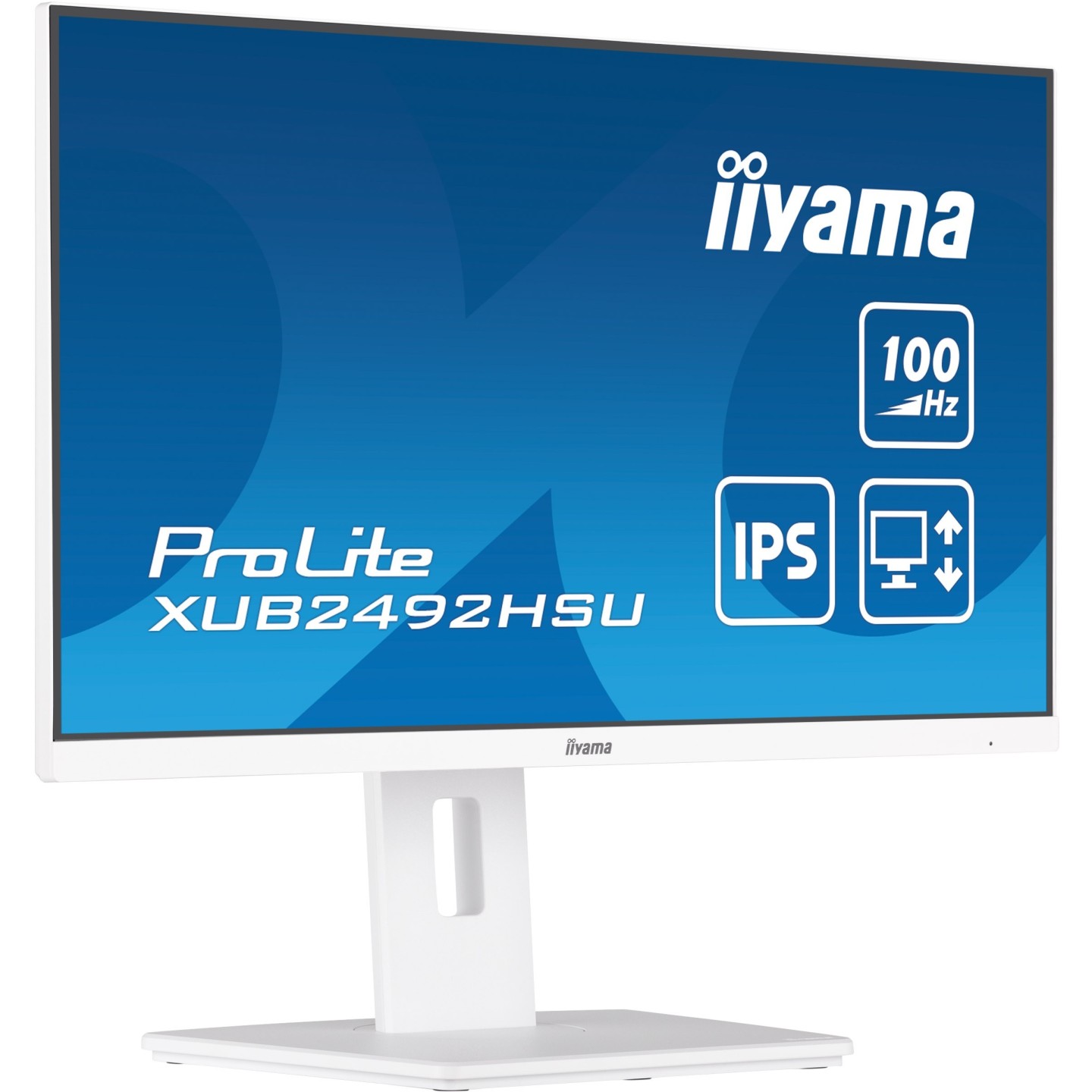 iiyama ProLite XUB2492HSU-W6 24" IPS FHD Monitor - White, 1080p, 100Hz, 0.4ms (Boxed) — Buy in Cyprus with Fast Delivery