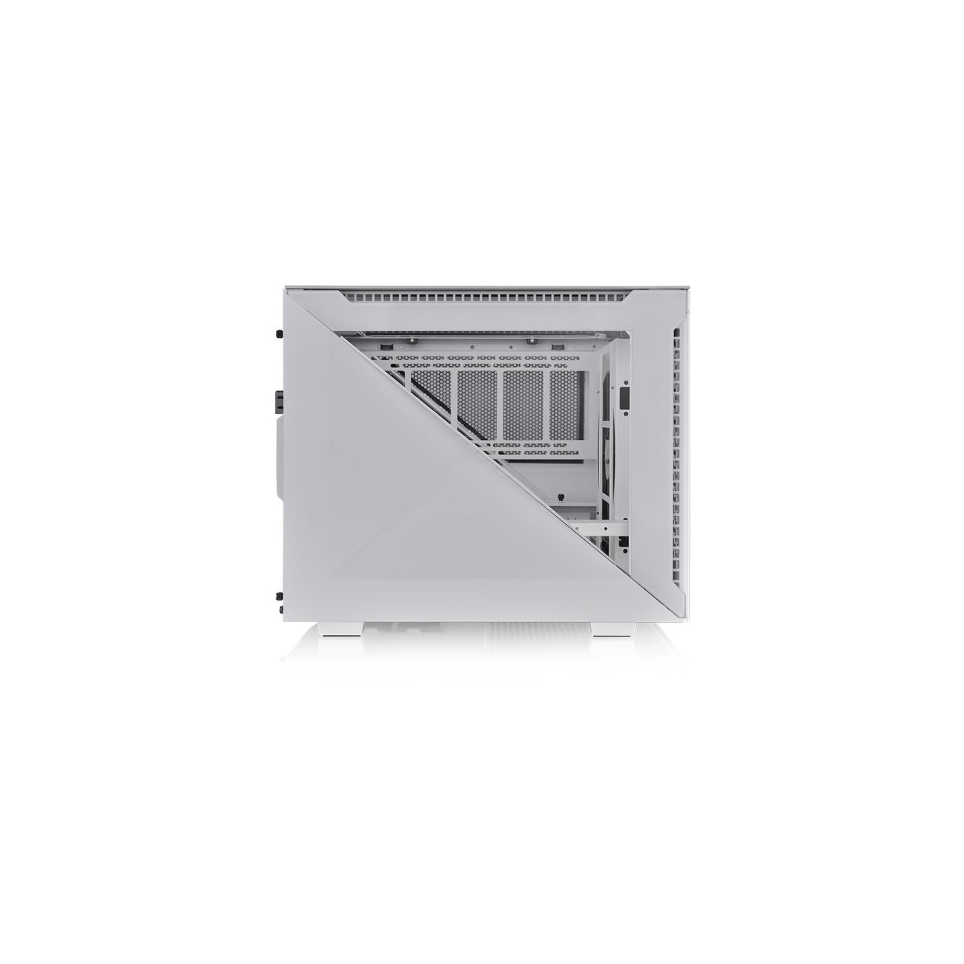Thermaltake Divider 200 TG Air Snow - Divider 200 TG - White Micro Tower PC Case — Buy in Cyprus with Fast Delivery