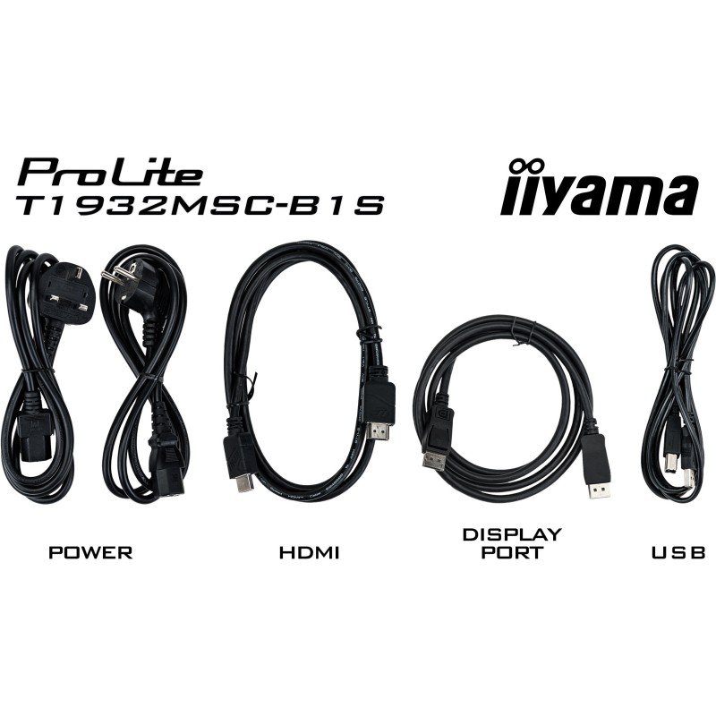 Buy IIYAMA ProLite 19" Touch Monitor - T1932MSC-B1S - Black, IPS, 5:4, 10-point ... in Cyprus, Nicosia, Limassol, Larnaka, Pafos