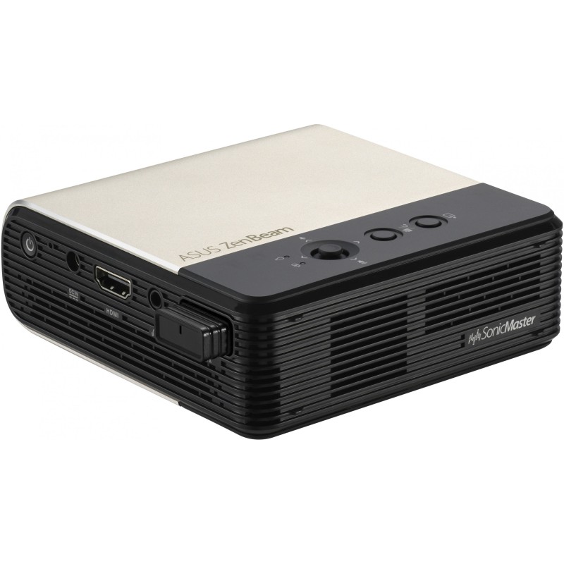 Buy ASUS ZenBeam E2 - E2 - Portable LED Projector (Black, Gold) - 300 ANSI, WVGA... in Cyprus, Nicosia, Limassol, Larnaka, Pafos