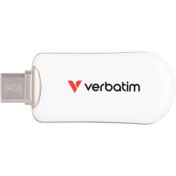 Buy Verbatim Plectra USB-C Flash Drive - 30228 - White, 64GB, USB-C in Cyprus, Nicosia, Limassol, Larnaka, Pafos