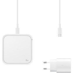 Buy Samsung Wireless Charger Pad - EP-P2400T - White, Qi, USB-C in Cyprus, Nicosia, Limassol, Larnaka, Pafos