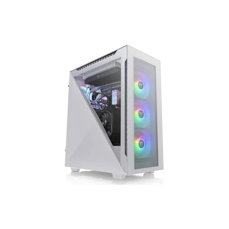 Buy Thermaltake Divider 500 TG Snow ARGB White - Divider 500 TG - White Midi Tower in Cyprus, Nicosia, Limassol, Larnaka, Pafos