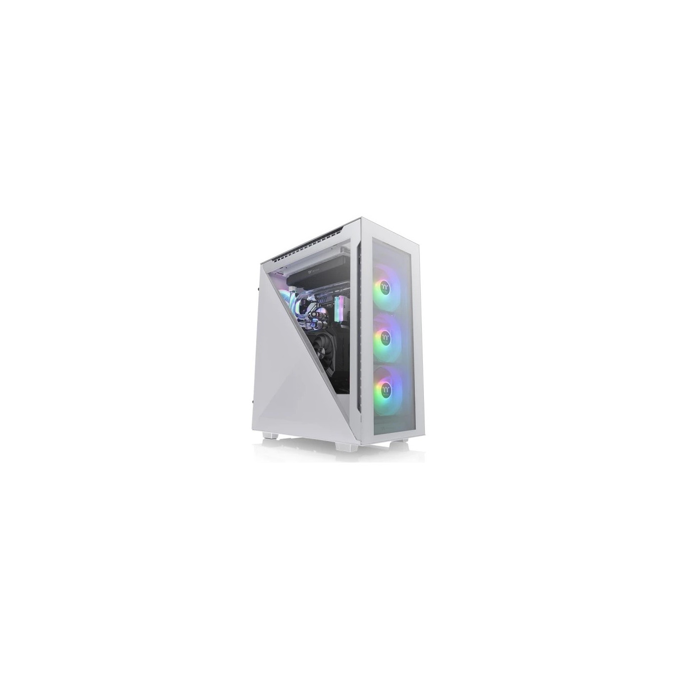 Thermaltake Divider 500 TG Snow ARGB White - Divider 500 TG - White Midi Tower — Buy in Cyprus with Fast Delivery