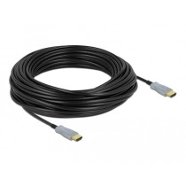 Delock Active Optical HDMI Cable 4K 60Hz 25m - Black — Buy in Cyprus with Fast Delivery