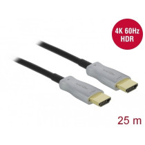 Delock Active Optical HDMI Cable 4K 60Hz 25m - Black — Buy in Cyprus with Fast Delivery