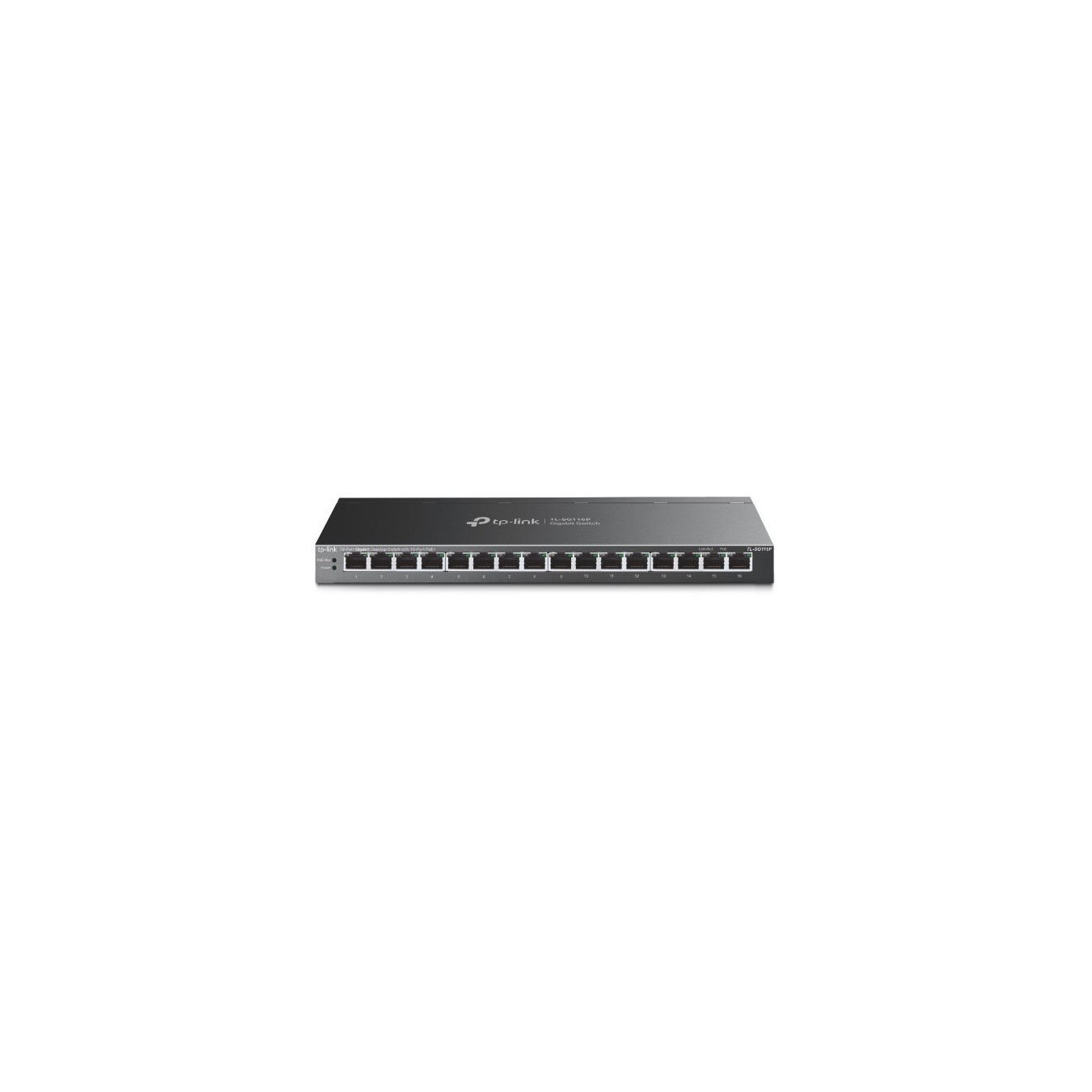 TP-Link TL-SG116P - 16-Port Gigabit PoE+ Unmanaged Switch - Black — Buy in Cyprus with Fast Delivery