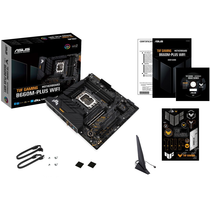 Buy ASUS TUF GAMING B660M-PLUS WIFI - B660M-PLUS WIFI - microATX DDR5, 2x M.2, L... in Cyprus, Nicosia, Limassol, Larnaka, Pafos