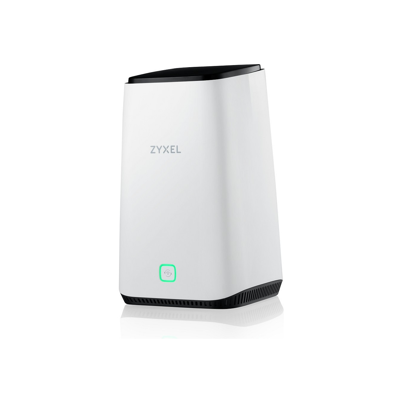 Zyxel FWA510 Indoor 5G - FWA510 - Black/White, Tri-band Wi-Fi 6, 2 LAN, USB 3.0, Tabletop Router
