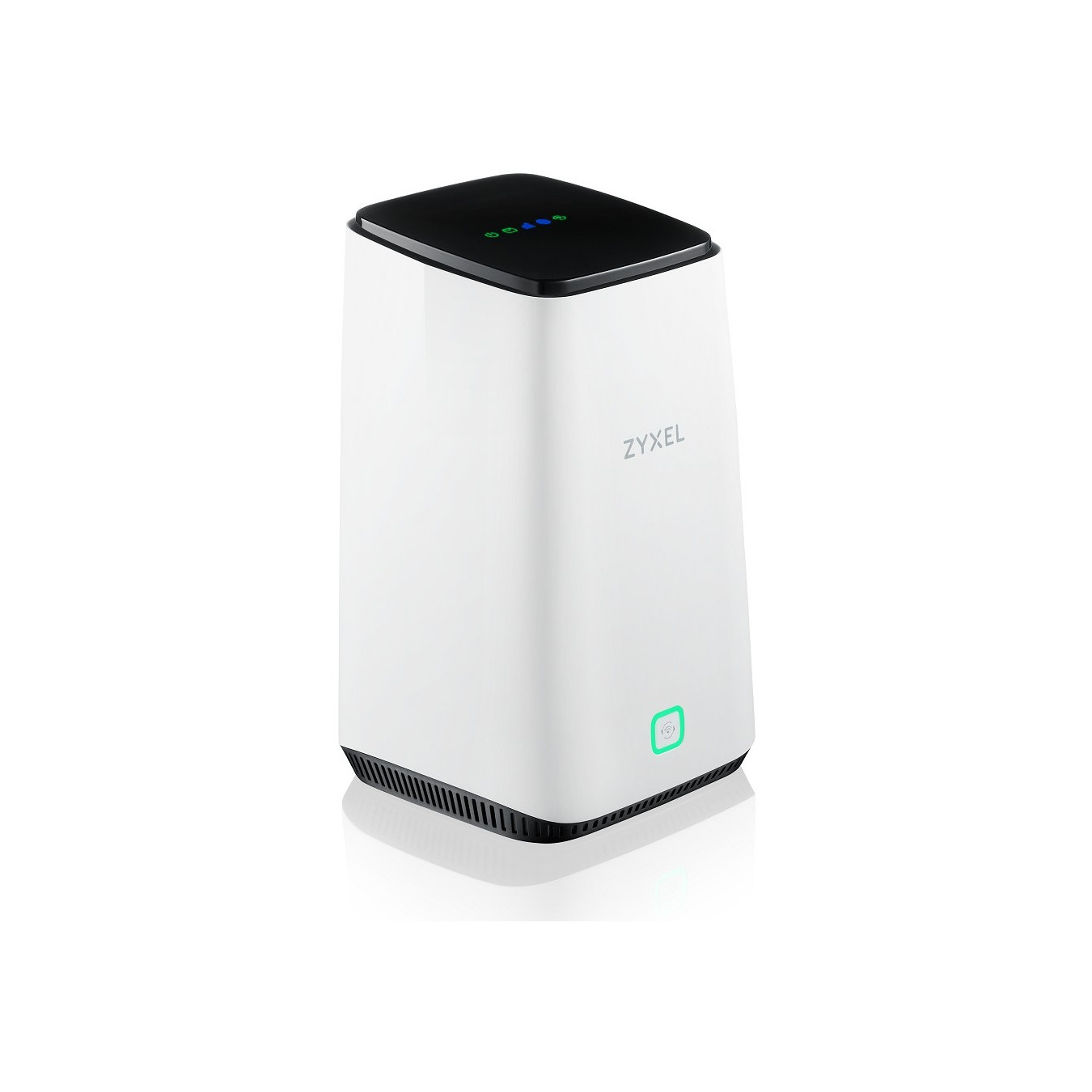 Zyxel FWA510 Indoor 5G - FWA510 - Black/White, Tri-band Wi-Fi 6, 2 LAN, USB 3.0, Tabletop Router