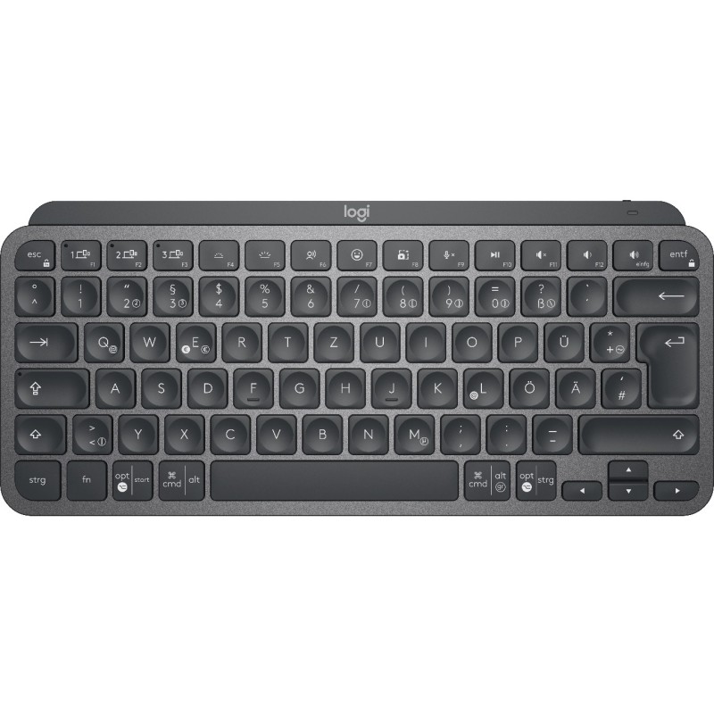 Logitech MX Keys Mini Graphite German QWERTZ LED Backlit Wireless - 920-010559 (Boxed) — Buy in Cyprus with Fast Delivery