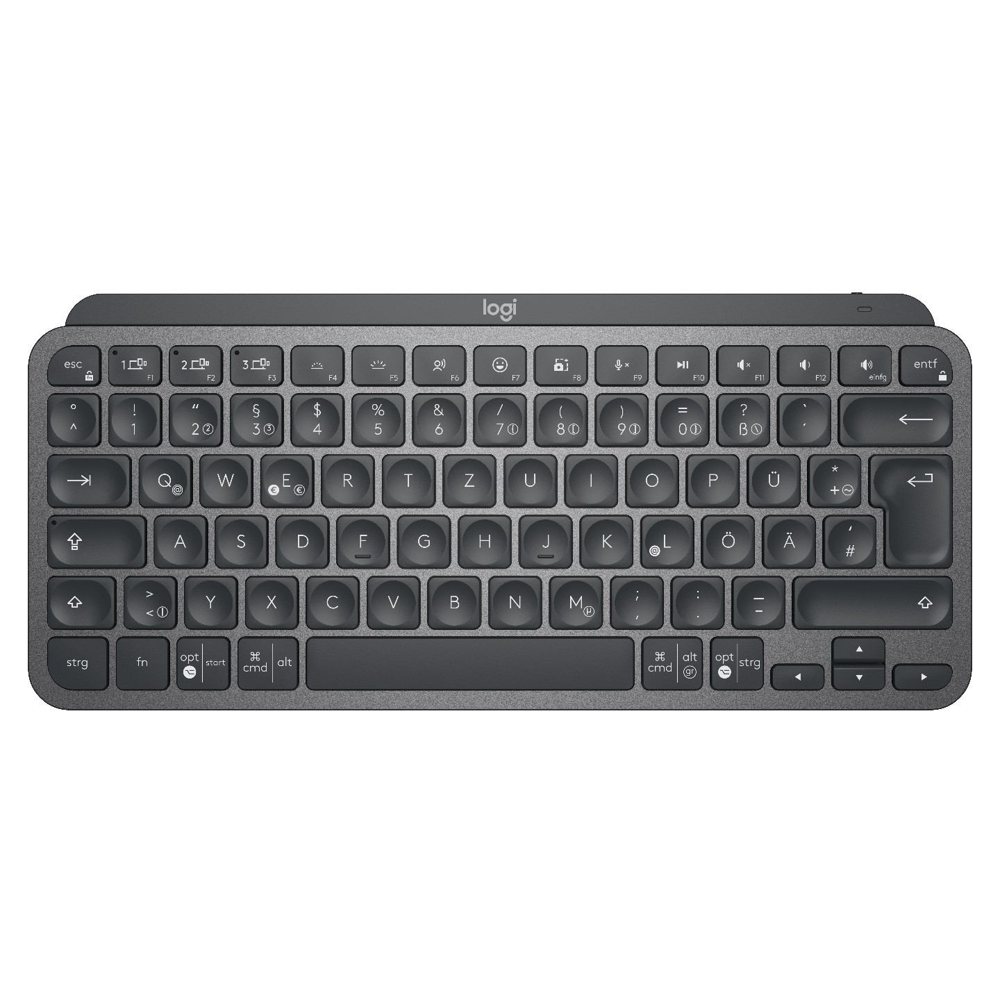 Logitech MX Keys Mini Graphite German QWERTZ LED Backlit Wireless - 920-010559 (Boxed) — Buy in Cyprus with Fast Delivery