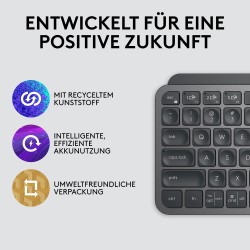 Logitech MX Keys Mini Graphite German QWERTZ LED Backlit Wireless - 920-010559 (Boxed) — Buy in Cyprus with Fast Delivery