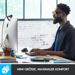 Logitech MX Keys Mini Graphite German QWERTZ LED Backlit Wireless - 920-010559 (Boxed) — Buy in Cyprus with Fast Delivery