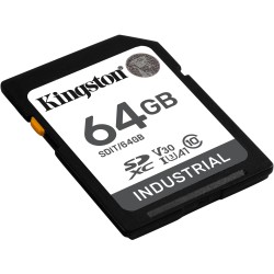 Buy Kingston 64GB SDXC Industrial Card -40°C to 85°C - Black, UHS-I (SDHC), U3... in Cyprus, Nicosia, Limassol, Larnaka, Pafos