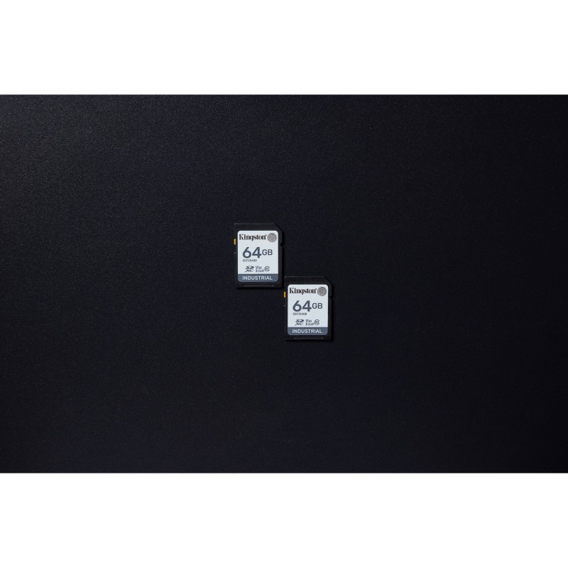 Buy Kingston 64GB SDXC Industrial Card -40°C to 85°C - Black, UHS-I (SDHC), U3... in Cyprus, Nicosia, Limassol, Larnaka, Pafos