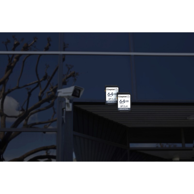 Buy Kingston 64GB SDXC Industrial Card -40°C to 85°C - Black, UHS-I (SDHC), U3... in Cyprus, Nicosia, Limassol, Larnaka, Pafos