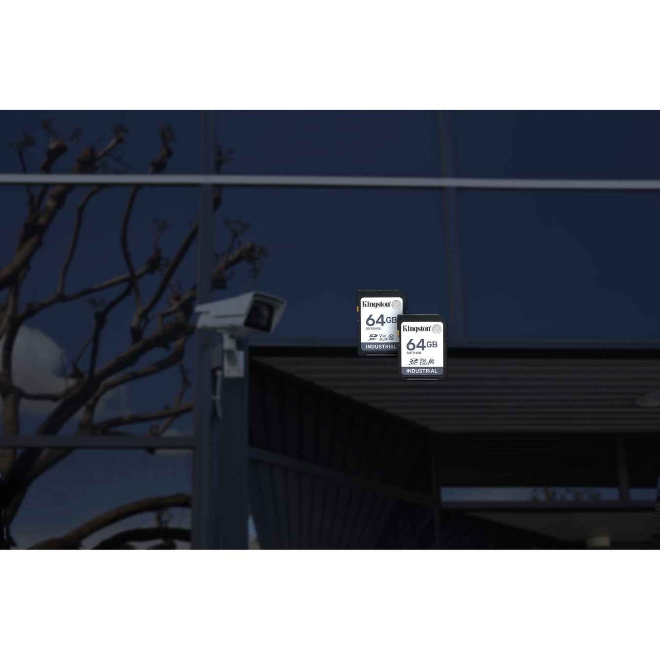 Kingston 64GB SDXC Industrial Card -40°C to 85°C - Black, UHS-I (SDHC), U3, V30, Class 10 — Buy in Cyprus with Fast Delivery