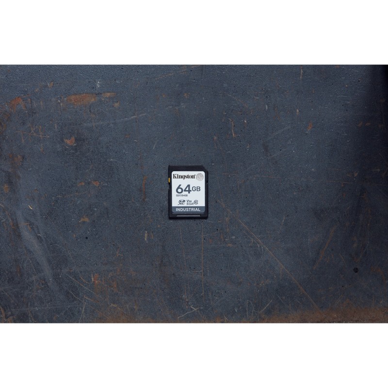 Buy Kingston 64GB SDXC Industrial Card -40°C to 85°C - Black, UHS-I (SDHC), U3... in Cyprus, Nicosia, Limassol, Larnaka, Pafos
