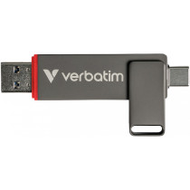 Verbatim Dual QuickStick - 32042 - Grey, 512GB, USB-A & USB-C, 3.2 Gen1 — Buy in Cyprus with Fast Delivery