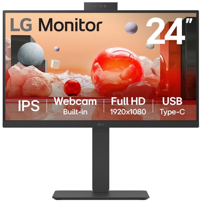 Buy LG 24BA850-B - Black 23.8-inch IPS Full HD Monitor with HDMI/DP and Daisy Chain in Cyprus, Nicosia, Limassol, Larnaka, Pafos