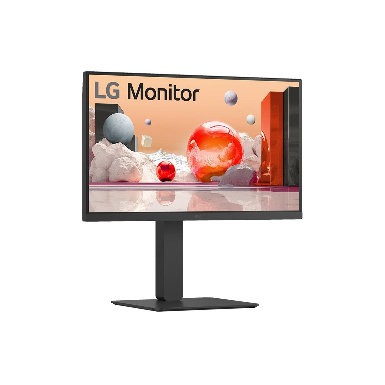 LG 24BA850-B - Black 23.8-inch IPS Full HD Monitor with HDMI/DP and Daisy Chain — Buy in Cyprus with Fast Delivery