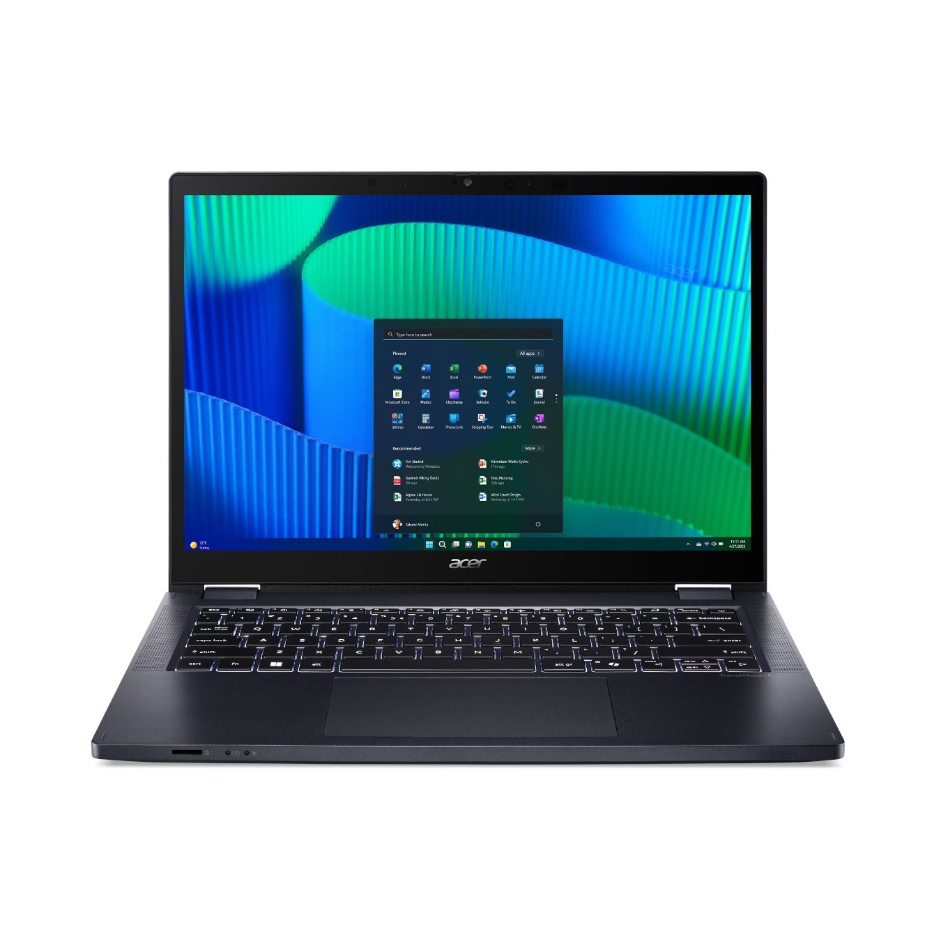 Acer TravelMate P4 Spin 14inch 16:10 - 5-125U - Blue, 32GB DDR5, 1TB SSD, Windows 11 Pro - TMP414RN-54-TCO-5067