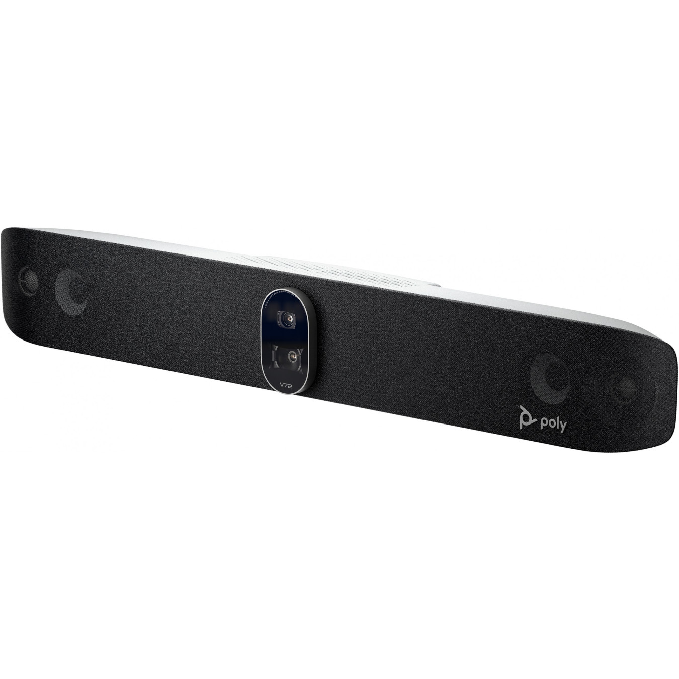 POLY STUDIO V72 USB VIDEO BAR - V72 - White, 4K Ultra HD, Dual cameras, 7.3x zoom, 120° FOV