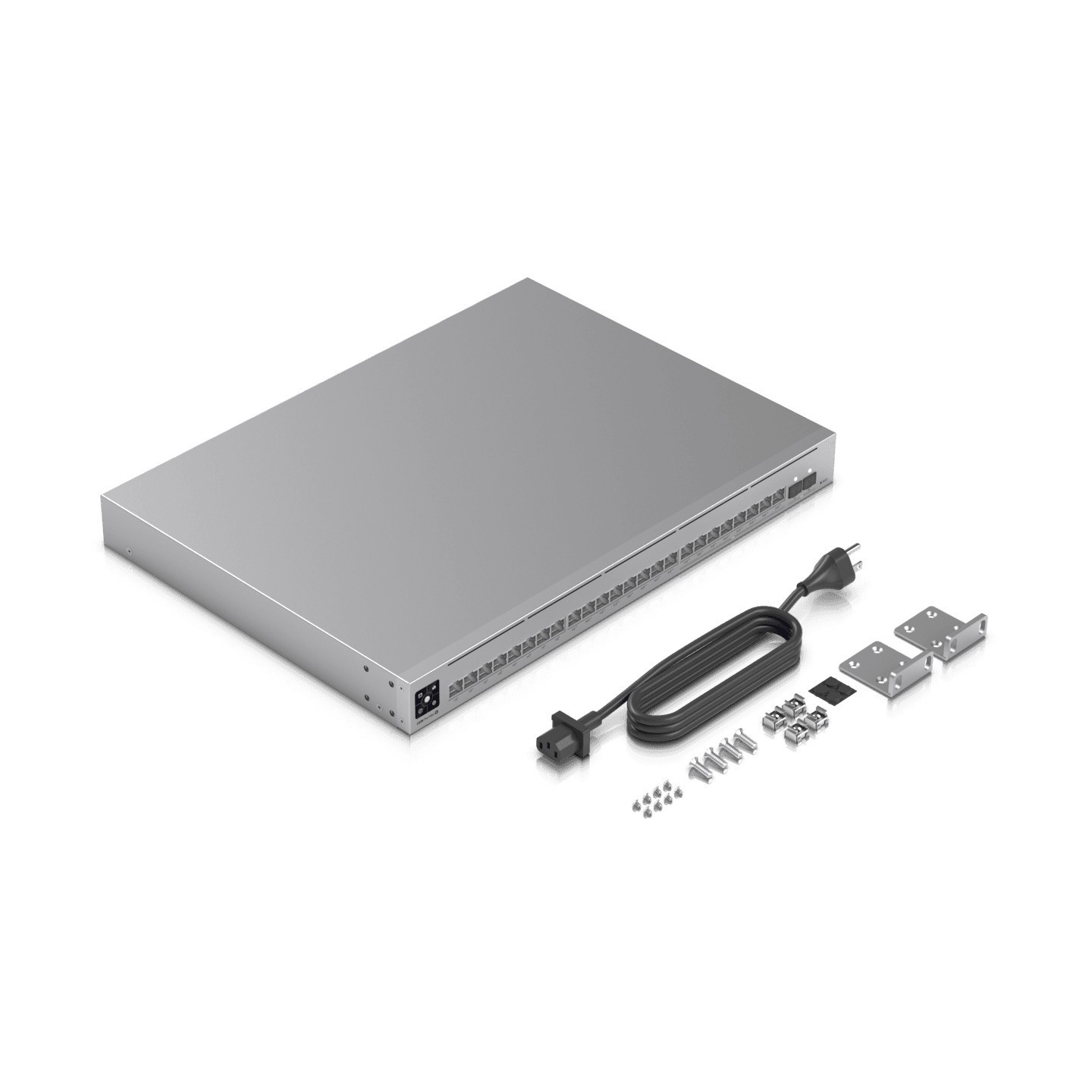 Ubiquiti UniFi USW-Pro-Max-24-PoE - Grey - L3 Managed, 24x 2.5G/1G + 2x 10G SFP+, 400W PoE, Rackmount