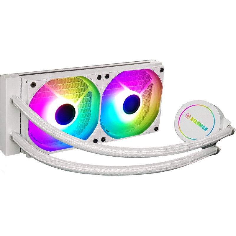 Buy K Cooler Wasserkühlung - LQ240.W.ARGB - White ARGB, 2x120mm PWM Fans, AIO L... in Cyprus, Nicosia, Limassol, Larnaka, Pafos